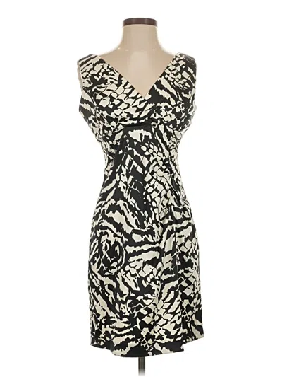 Pre-owned Donna Ricco Cocktail Dress In Ivory