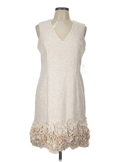 Donna Ricco Cocktail Dress In Ivory
