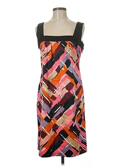 Pre-owned Donna Ricco Cocktail Dress In Orange