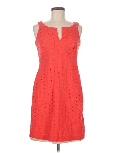 Pre-owned Donna Ricco Cocktail Dress In Orange