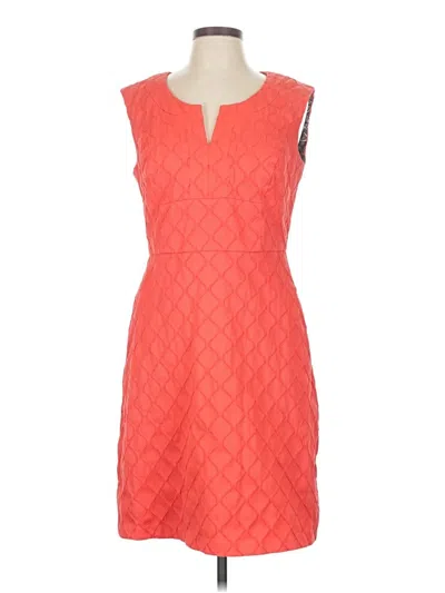 Pre-owned Donna Ricco Cocktail Dress In Orange