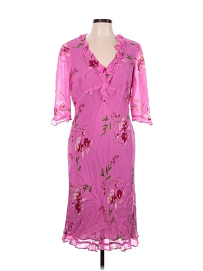 Pre-owned Donna Ricco Cocktail Dress In Pink