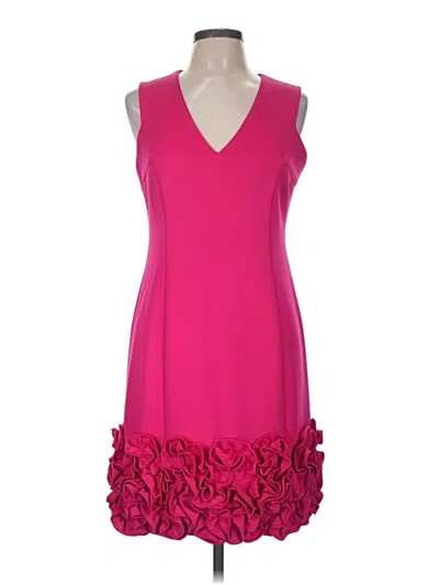Pre-owned Donna Ricco Cocktail Dress In Pink