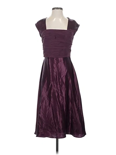 Pre-owned Donna Ricco Cocktail Dress In Purple