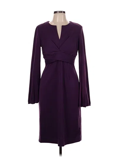 Pre-owned Donna Ricco Cocktail Dress In Purple
