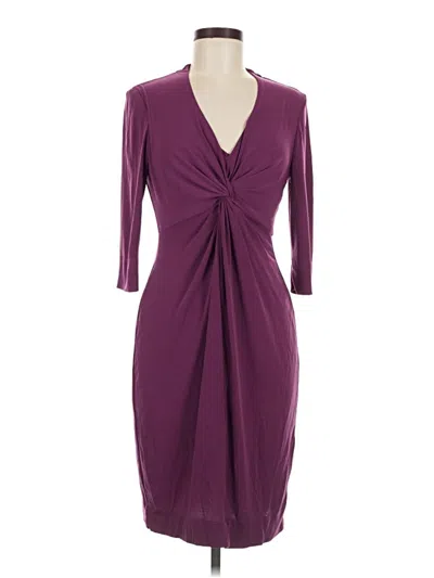 Pre-owned Donna Ricco Cocktail Dress In Purple