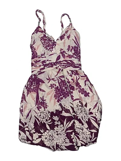 Pre-owned Donna Ricco Cocktail Dress In Purple