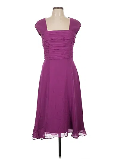 Pre-owned Donna Ricco Cocktail Dress In Purple