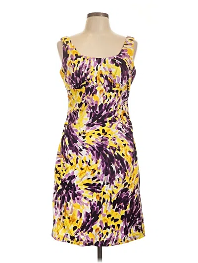 Pre-owned Donna Ricco Cocktail Dress In Purple