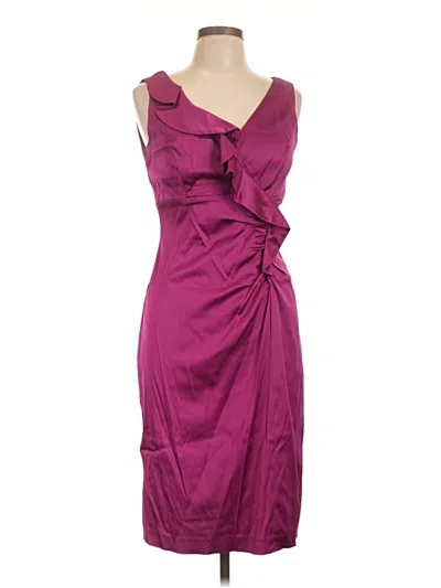 Pre-owned Donna Ricco Cocktail Dress In Purple