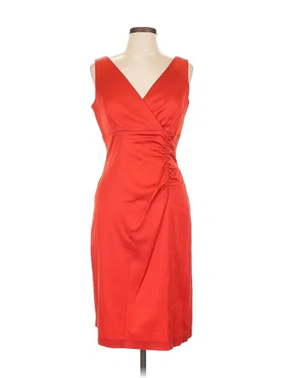 Pre-owned Donna Ricco Cocktail Dress In Red