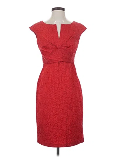 Pre-owned Donna Ricco Cocktail Dress In Red