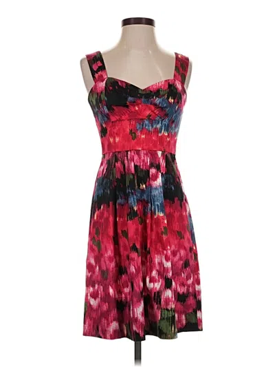 Pre-owned Donna Ricco Cocktail Dress In Red