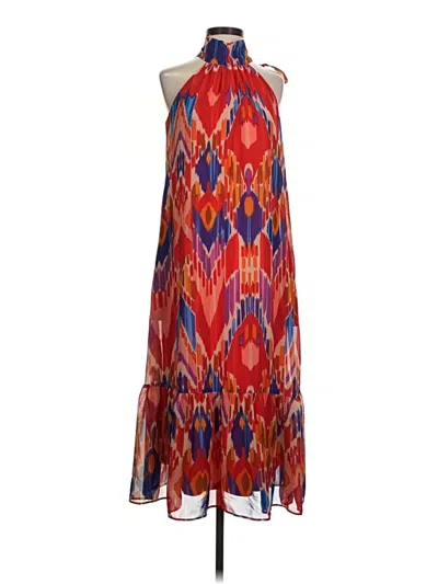 Pre-owned Donna Ricco Cocktail Dress In Red