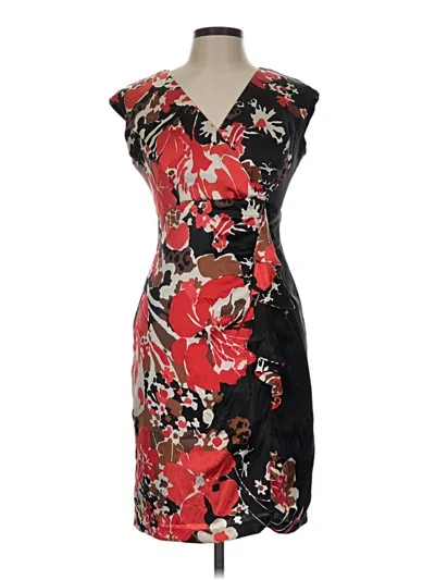Pre-owned Donna Ricco Cocktail Dress In Red