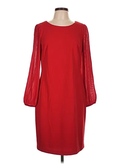 Pre-owned Donna Ricco Cocktail Dress In Red