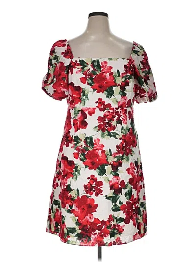 Pre-owned Donna Ricco Cocktail Dress In Red
