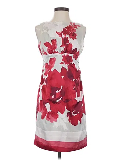 Pre-owned Donna Ricco Cocktail Dress In White