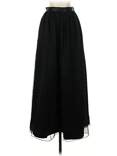 Pre-owned Donna Ricco Formal Skirt In Black
