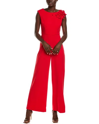 Donna Ricco Jumpsuit In Red