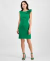 Donna Ricco Mini Dress In Grass