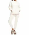 Donna Salyers Fabulous Fur Cozy Loungewear Set In Ivory In White