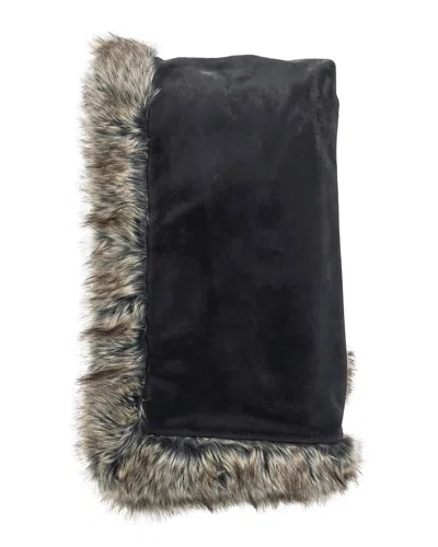 DONNA SALYERS FABULOUS-FURS DONNA SALYERS' FABULOUS-FURS FAUX SHEARED BEAVER ALPINE WEIGHTED THROW