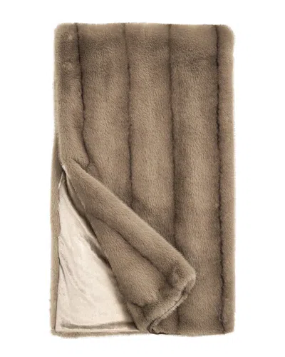 DONNA SALYERS FABULOUS-FURS DONNA SALYERS' FABULOUS-FURS SIGNATURE SERIES VINTAGE FAUX-MINK THROW