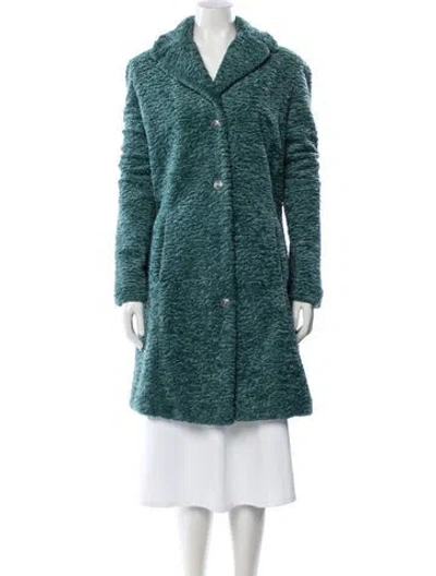 Pre-owned Donna Salyers Faux Fur Coat In Multi
