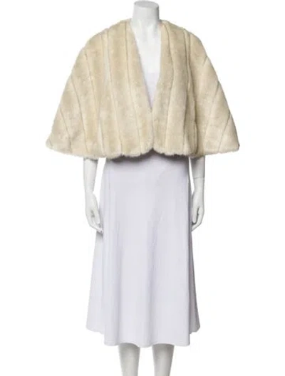 Pre-owned Donna Salyers Jacket In Neutral