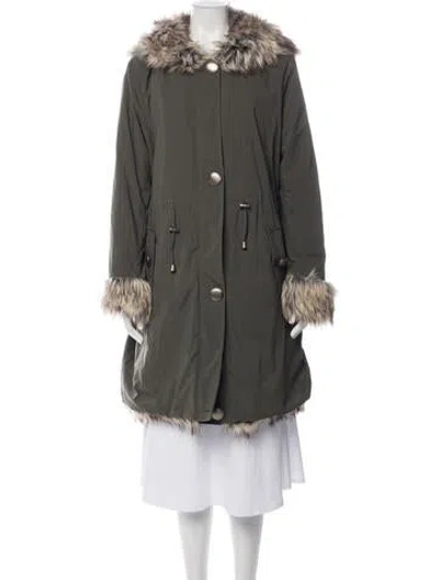 Pre-owned Donna Salyers Parka In Green