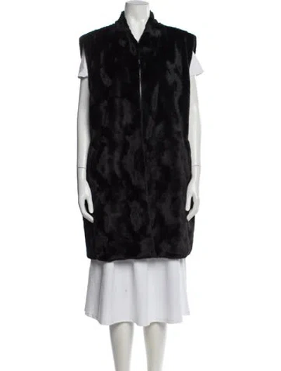 Pre-owned Donna Salyers Vest In Black
