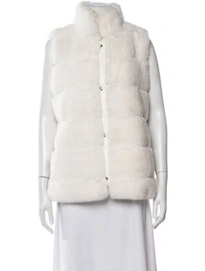 Pre-owned Donna Salyers Vest In Neutral
