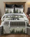 Donna Sharp Bear Panels 3 Piece Quilt Set, King In Multi