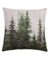Donna Sharp Bear Panels Tree Decorative Pillow, 18" X 18" In Multi