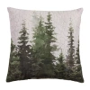Donna Sharp Bear Panels Tree Square Throw Pillow In Multi