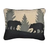 Donna Sharp Bear Walk Plaid Pillow Sham In Black