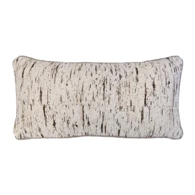 Donna Sharp Birch Forest Quilted Cotton Decor Pillow In Brown;white