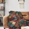 Donna Sharp Campfire Ragged Pieced Cotton Quilted Throw In Multi