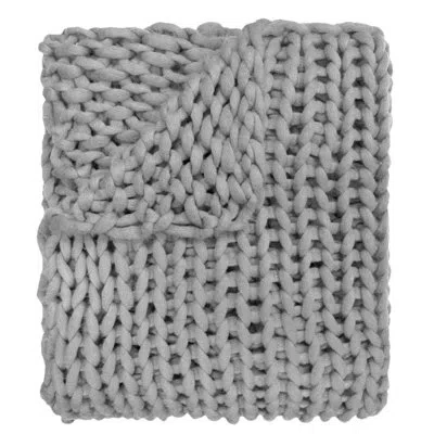 Donna Sharp Chunkier Throw In Gray