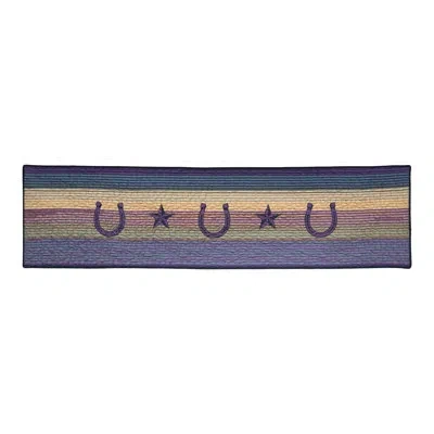 Donna Sharp Colorful Texas Tailored Window Valance/runner In Blue;green;pink;orange;purple