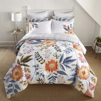 Donna Sharp Coral Crush Envelope Sham In Blue;brown;white;green;red;beige;yellow;