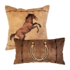 Donna Sharp Cowboy 2-pc. Multi-pack Rectangular Square Throw Pillow In Brown