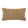 Donna Sharp Crochet Rectangular Throw Pillow In Brown