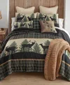 Donna Sharp Deer Walk Tranquil 3-pc. Quilt Set, King In Multi