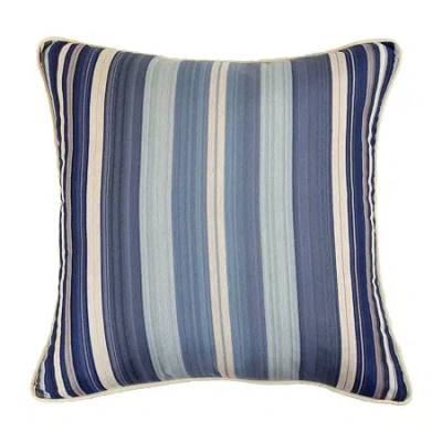 Donna Sharp Desert Hill Stripe Square Throw Pillow In Blue