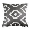 Donna Sharp Durango Motif Square Throw Pillow In Gray