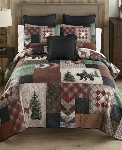 Donna Sharp Greenwood Patch 3-pc. Quilt Set, Queen In Multi