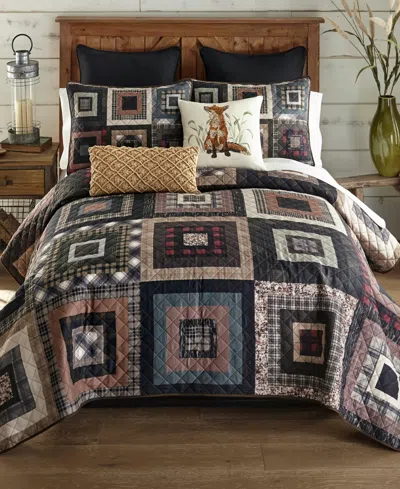 Donna Sharp Lodge Square 2-pc. Quilt Set, Twin In Brown
