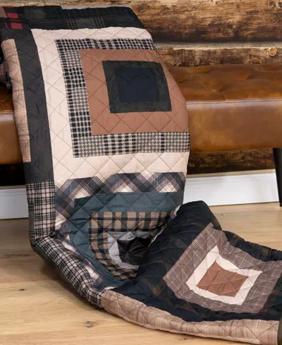 Donna Sharp Lodge Square Reversible Throw, 50"x 60" In Multi